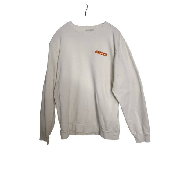 Ciao Lucia Tennis Sweatshirt Skirt Set Women's Large Ivory Clay Orange Trim - Picture 5 of 8